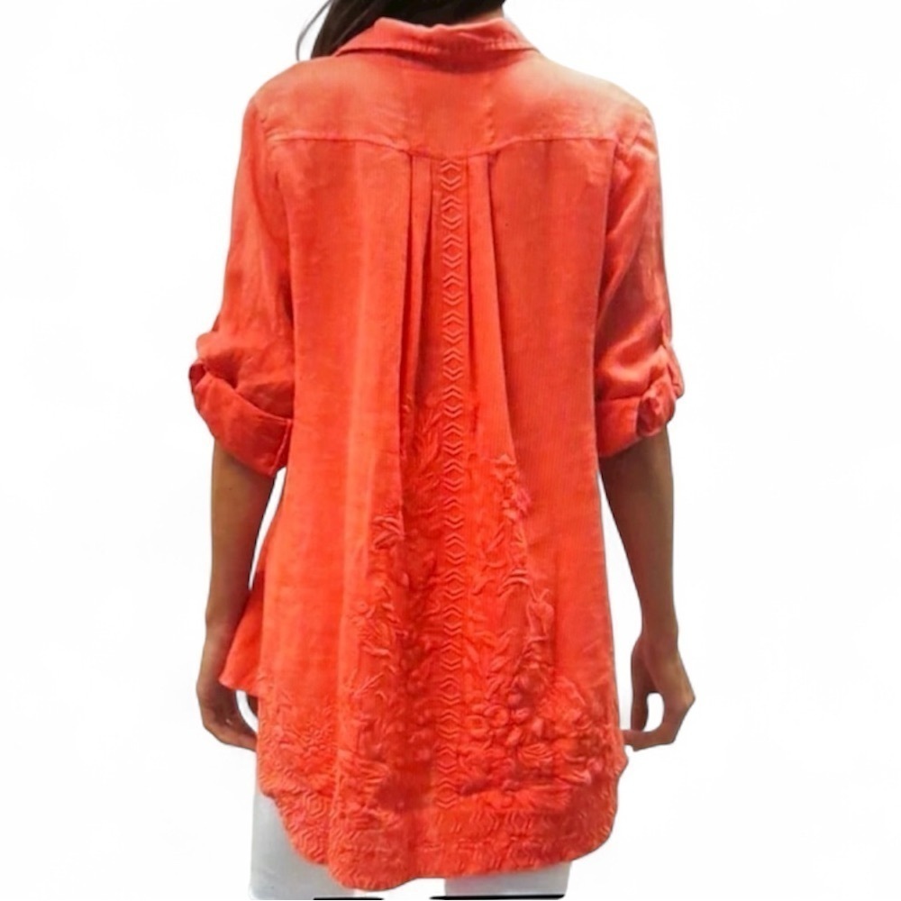 Kyla Seo Ezra Linen Tunic. Size Medium.